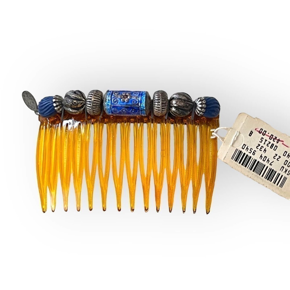 Set of 3 1990’s Hair Comb Decorative Beaded Ann Cichon Dallas NWT - Picture 7 of 11